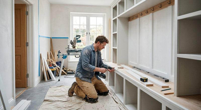 Built In Storage Installation in Fairfax, VA